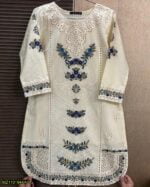 2 pcs Women’s Stitched Khaadi Net Suit Embroidered